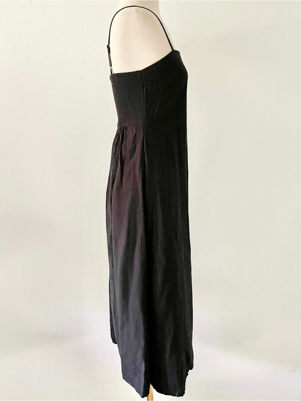 JAPNA Women's Size Large Cotton Sleeveless A-Line Maxi Dress - Picture 3 of 4